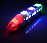 Lodër tren me shpejtësi të lartë me drita LED, muzikë dhe efektet reale,
